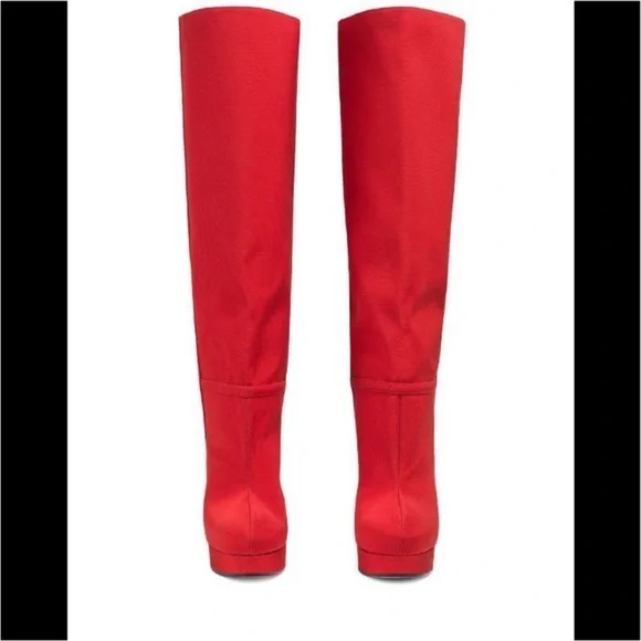 Gucci Ribbed Knee Boots new 38 E103 - Picture 3 of 6